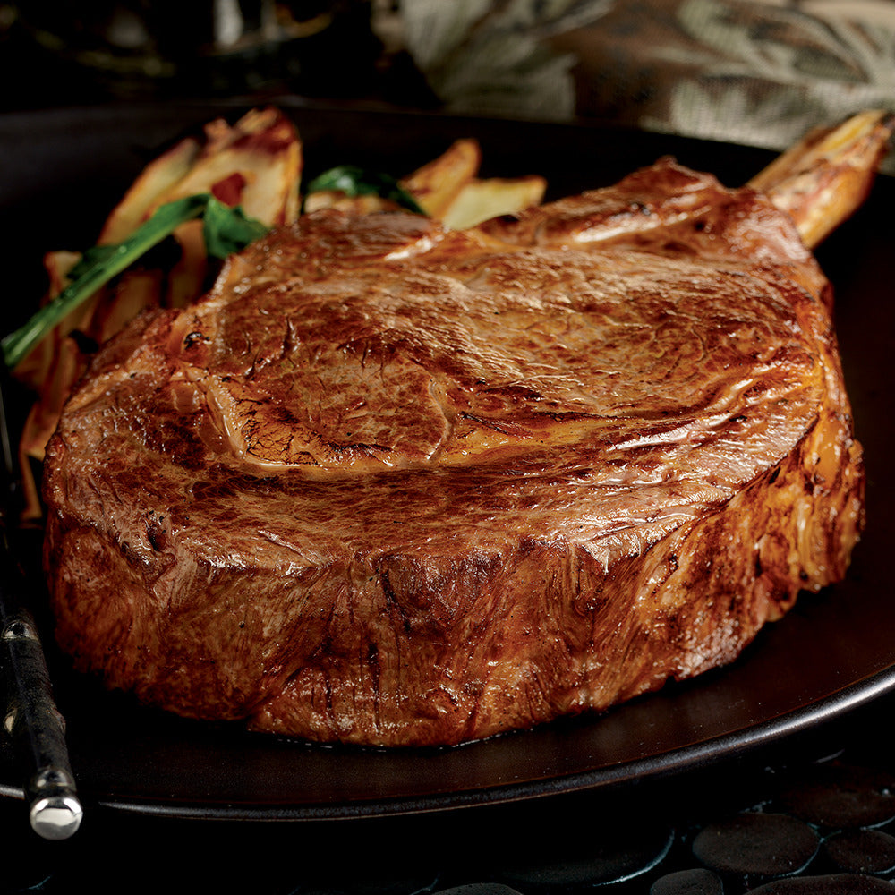 22 oz bone in rib eye for Longhorns only $30. : r/steak