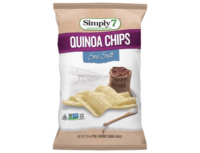 Sea Salt Quinoa Chips, .8 oz, 24 count