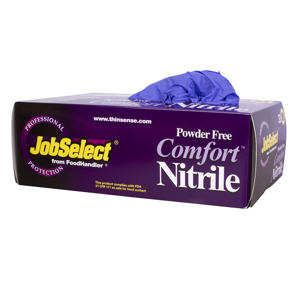 Medium Blue Nitrile Gloves, 4 boxes, 250 count
