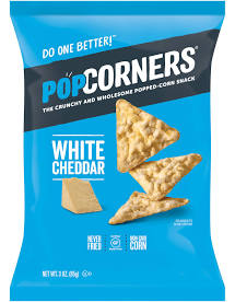 White Cheddar Popcorn Chips, 7 oz, 12 count