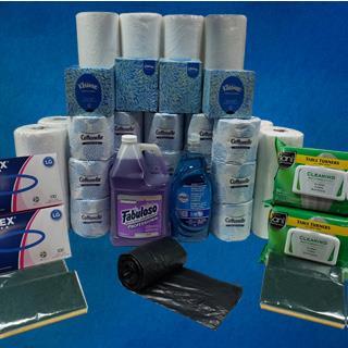 Paper & Cleaning Product Kit- Family Pack