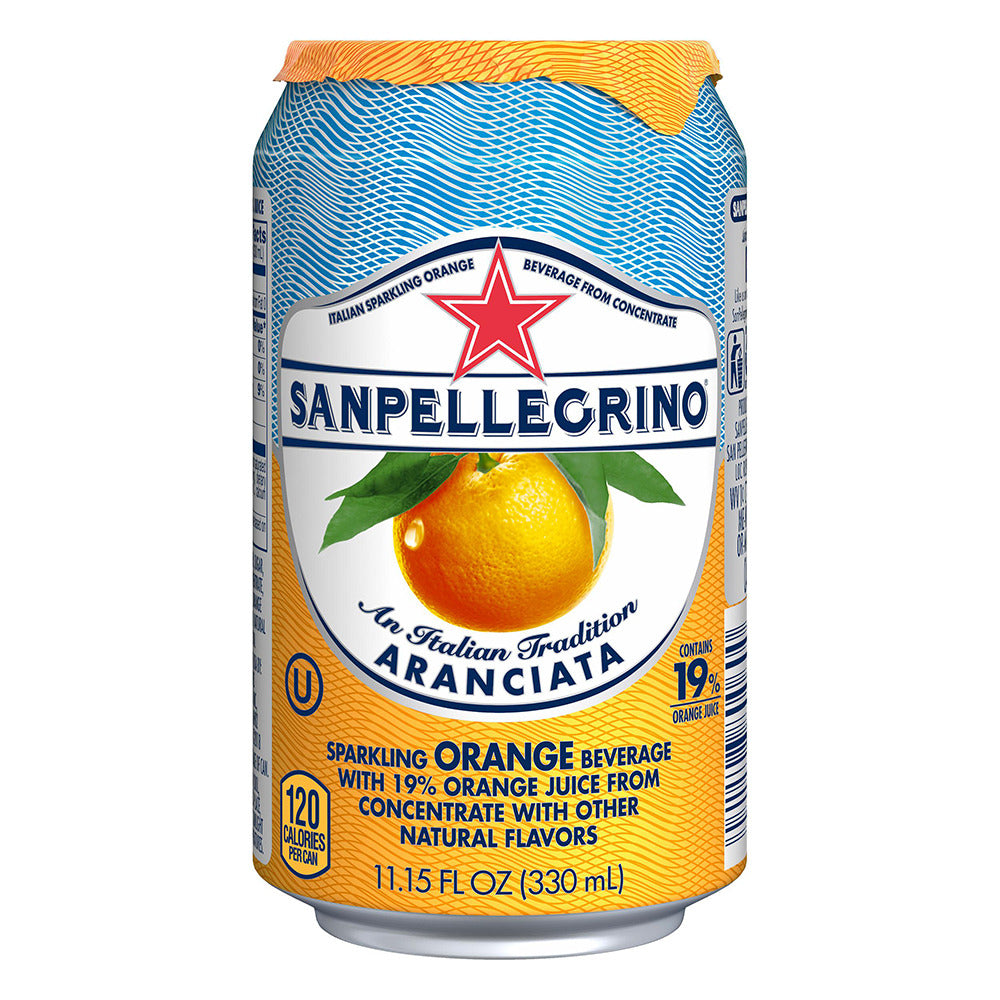 Sparkling Orange Beverage All Natural , 11.5 oz, 24 count