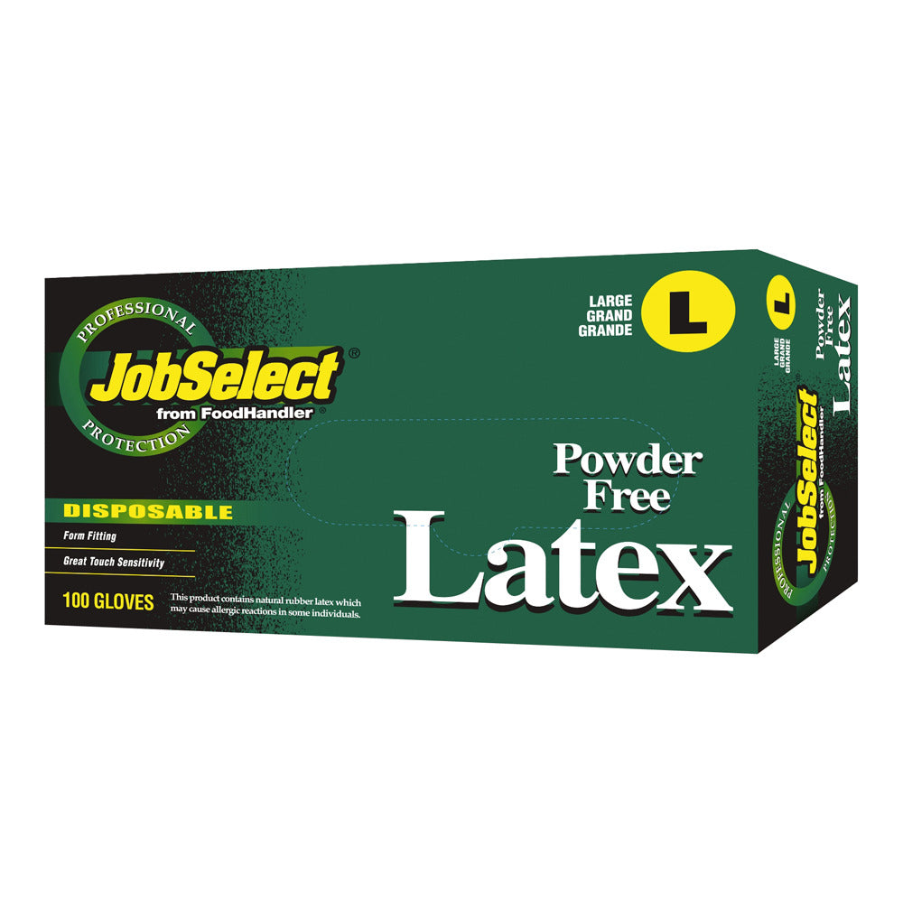 Power Free Latex Gloves - Large, 100 count box