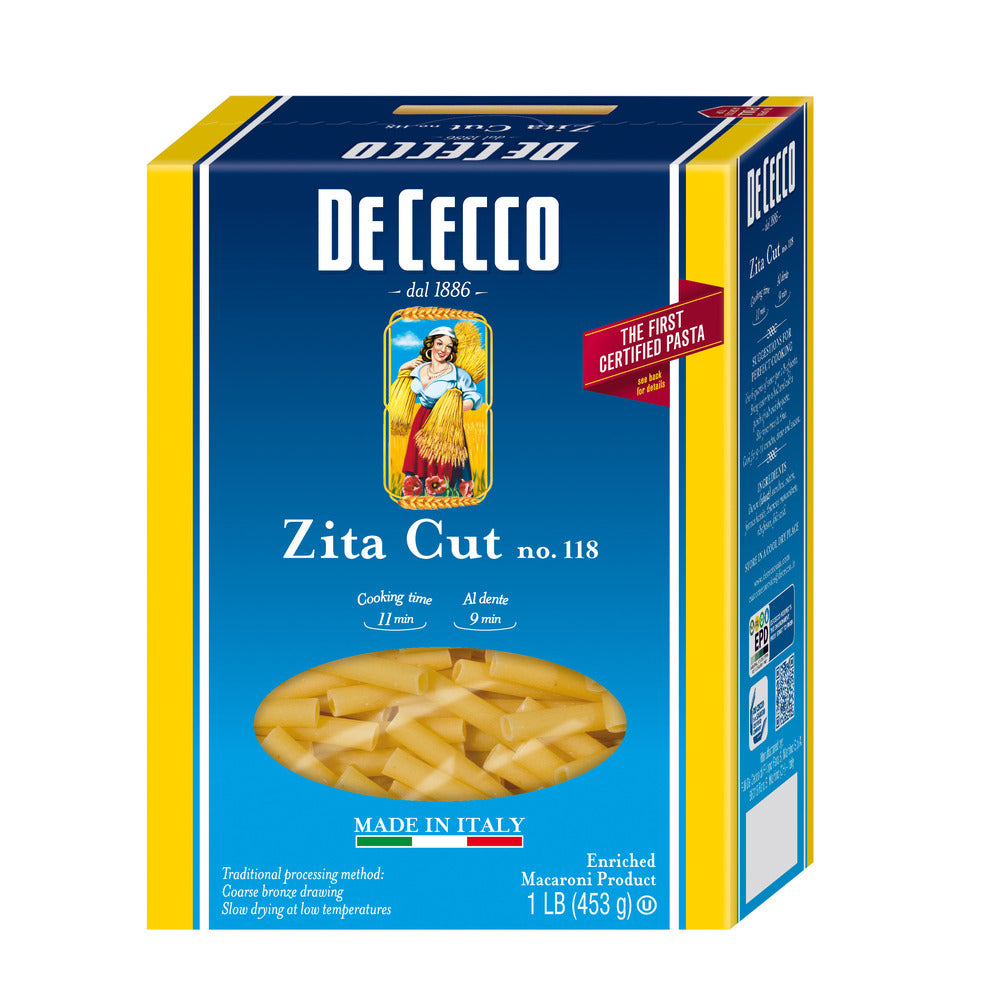 Ziti Pasta , 1 lb, 12 count
