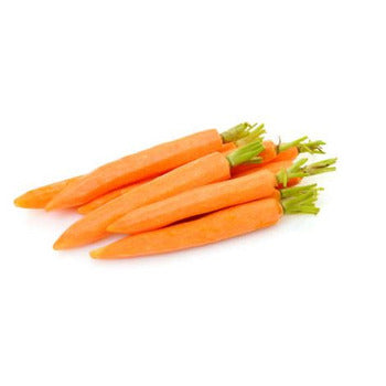 Baby Carrots Peeled With Tops, 5 lb