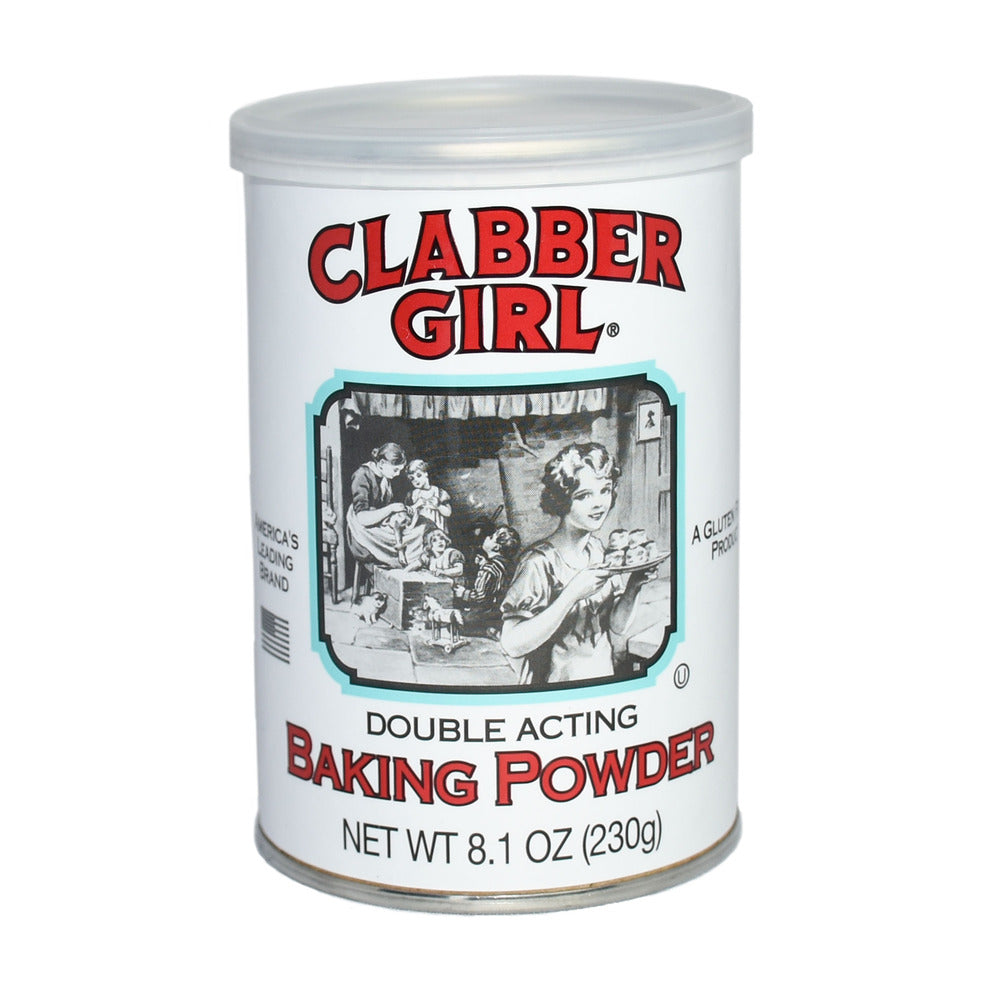 Baking Powder Clabber Girl, 8.1 oz Can