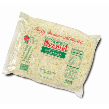 Shredded Whole Milk Mozzarella, 5 lb Bag