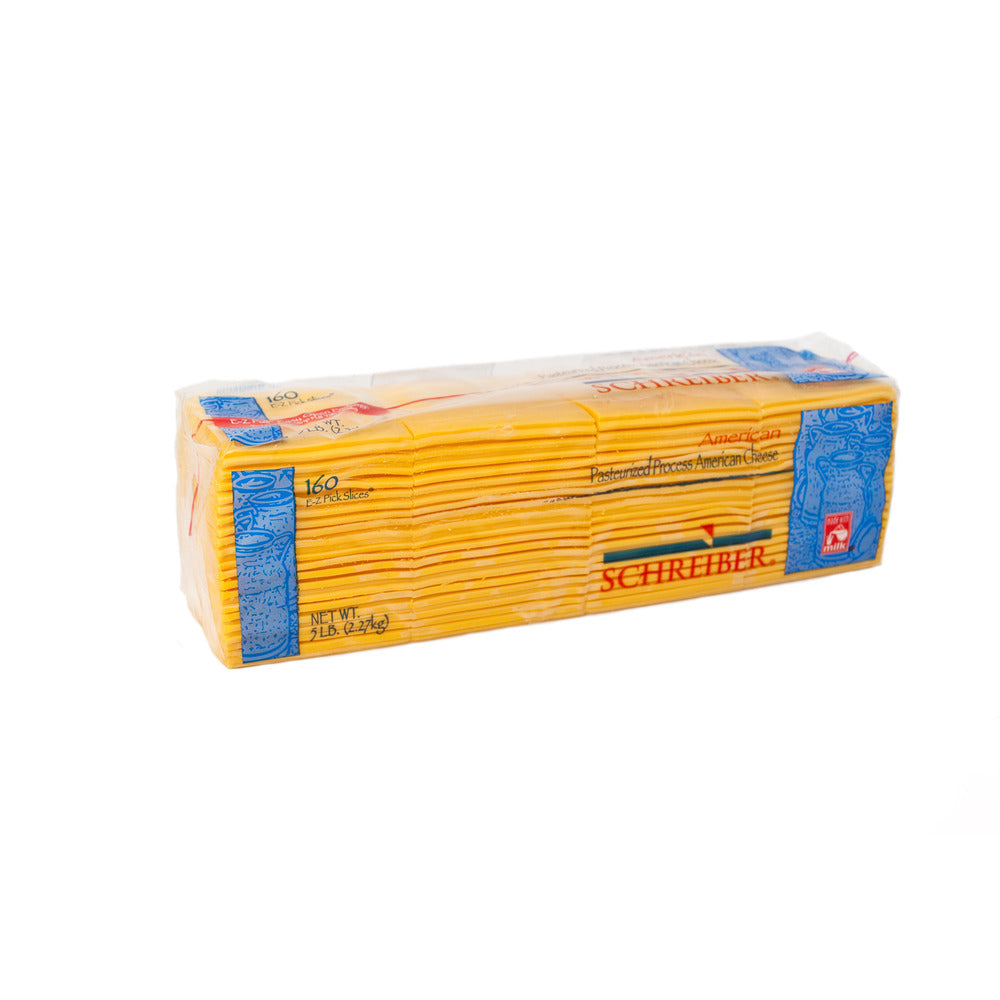 Sliced American Cheese 160ct, 5 lb