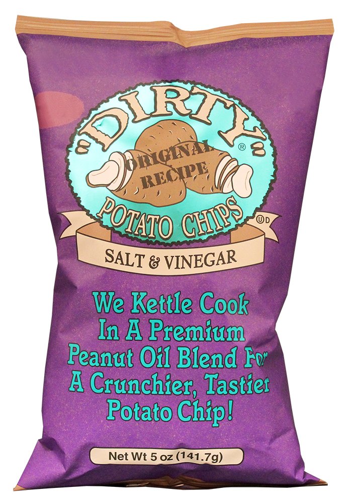 Salt & Vinegar Chips, 5 oz, 12 count