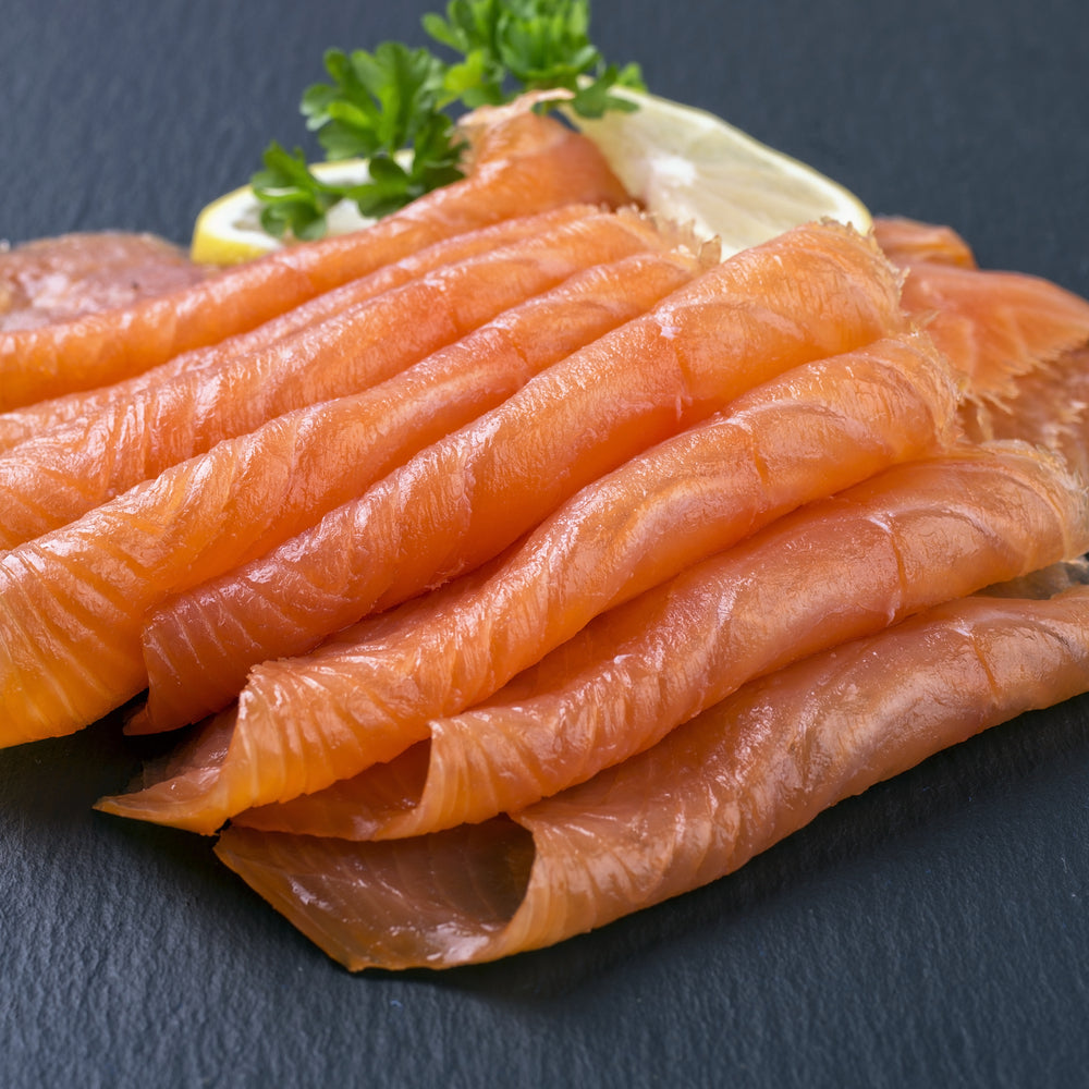 Silver Label Sliced Smoked Salmon, 3-4 lb