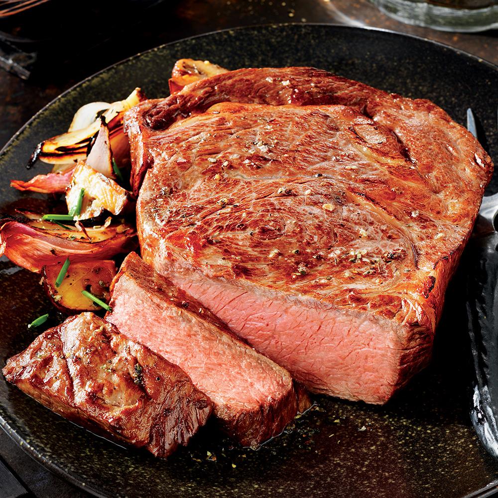 Boneless Beef Ribeye Steak - 12 Oz, 6 per
